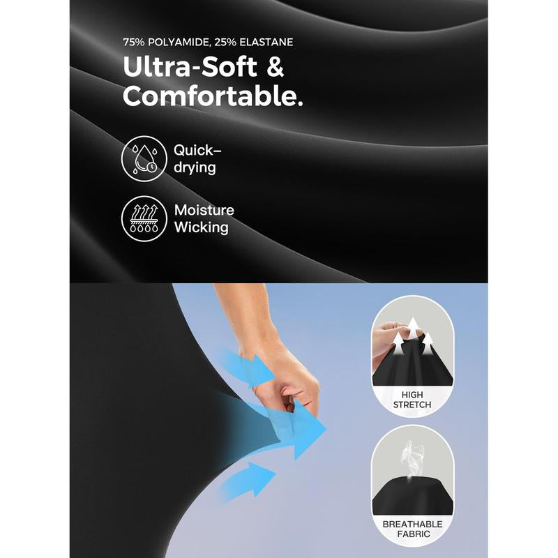 Danedvi Fitness Womens 2-In-1 Athletic Tennis Golf Dress Long Sleeve underneath Workout Active Dresses with Built-In Shorts Cheer Dance Skirt