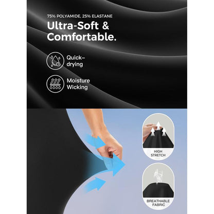 Danedvi Fitness Womens 2-In-1 Athletic Tennis Golf Dress Long Sleeve underneath Workout Active Dresses with Built-In Shorts Cheer Dance Skirt