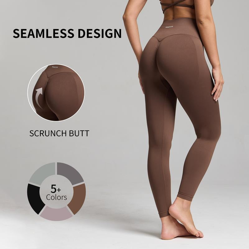 Shafits Seamless Workout Gym Leggings, High-Waisted Tummy Control Yoga Pants, and Four-Way Stretchperfect for Workout, Running, Yoga & Daily Wear