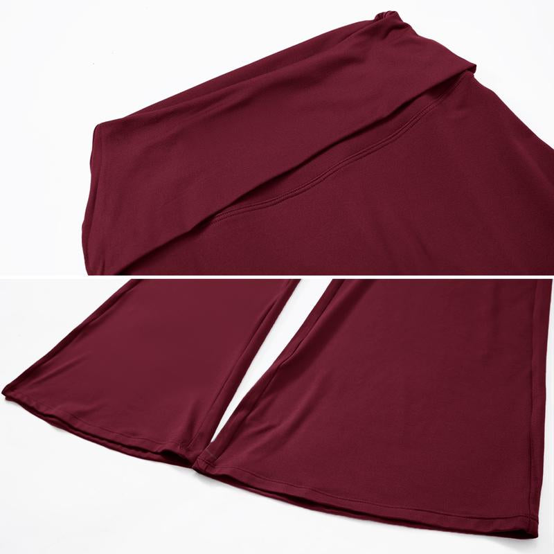 TIMEOFF Women'S 2-Piece Long Sleeve Plunging V-Neck Set - Foldable Waistband, 2 Wearing Styles, Solves Style Boredom & Fit Flaws, Perfect for Gym, Casual Outings & Daily Fashion,Sweatsuit Set Outfit,Comfort Sweat Set,Sweatsuits Women